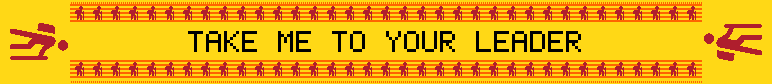 Take me to your leader | knitted scarf design