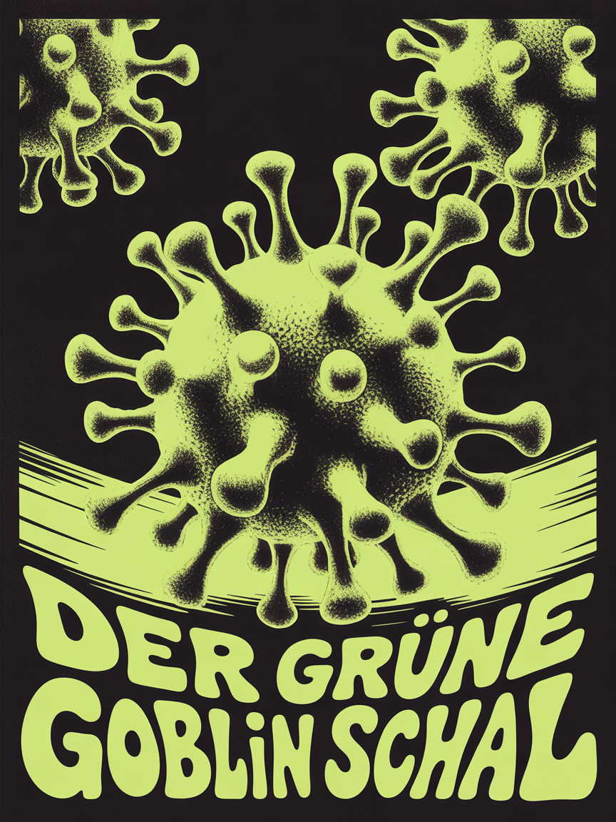 Der grüne Goblin Schal | Designvariante 2