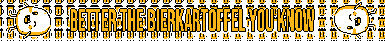 The beer potatoe and the scarf | knitted scarf design