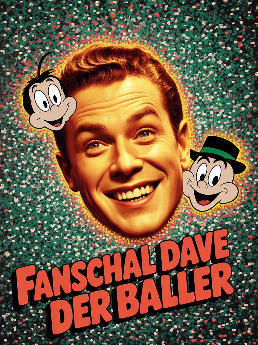 Fanschal Dave der Baller | Designvariante 3