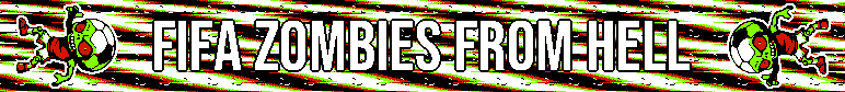 Football scarf Fifa Zombies | knitted scarf design