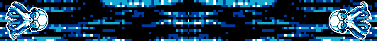 Buff Octopus with laser eyes | knitted scarf design
