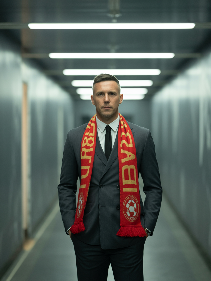 Football scarf sports manager | mood image
