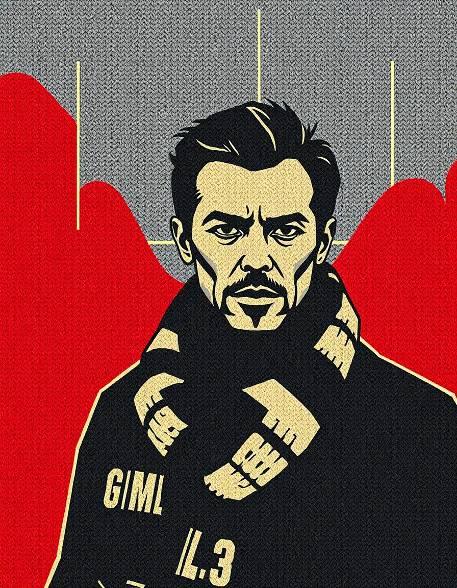 Football scarf knit me | mood image