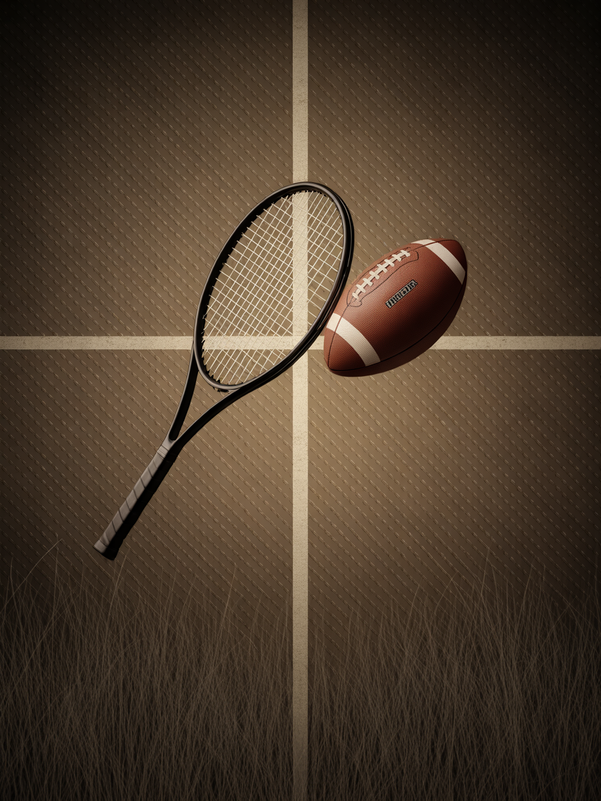 Fanschal Tennis | Designvariante 2