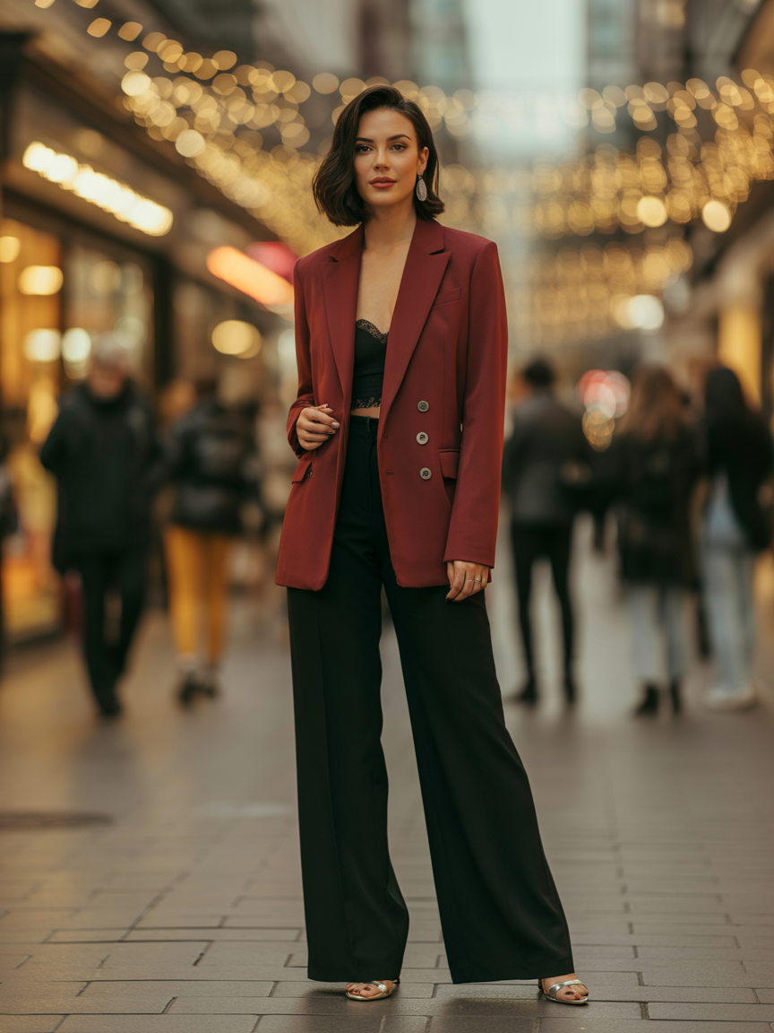 Fashionista auf dem Schal | Designvariante 3