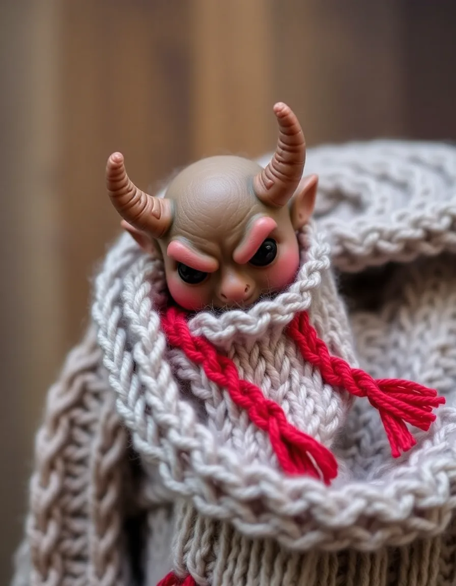 Little devil of a scarf | mood image