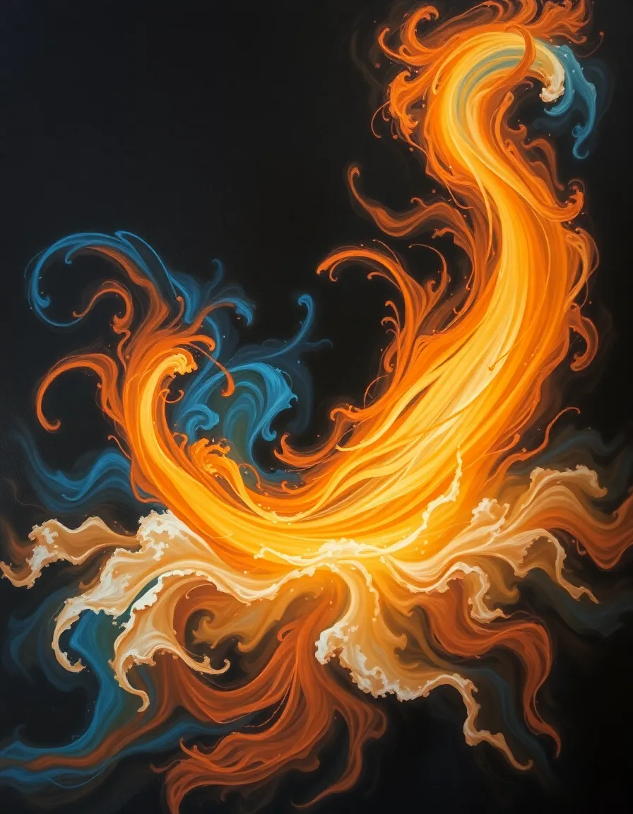 Orange Fever Schal-Design | Designvariante 3