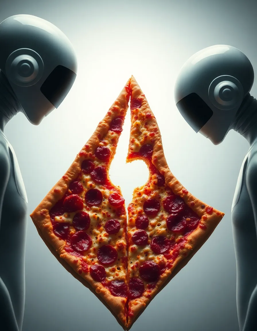 Pizza on fire - the scarf! | design variant 2