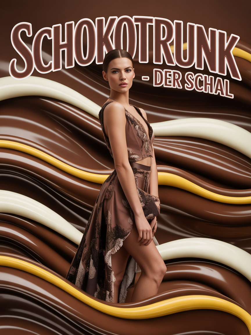 Schokotrunk - der Schal | Designvariante 3