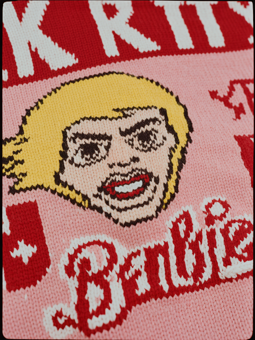Wieder verärgert, Barbie Schal | Designvariante 2
