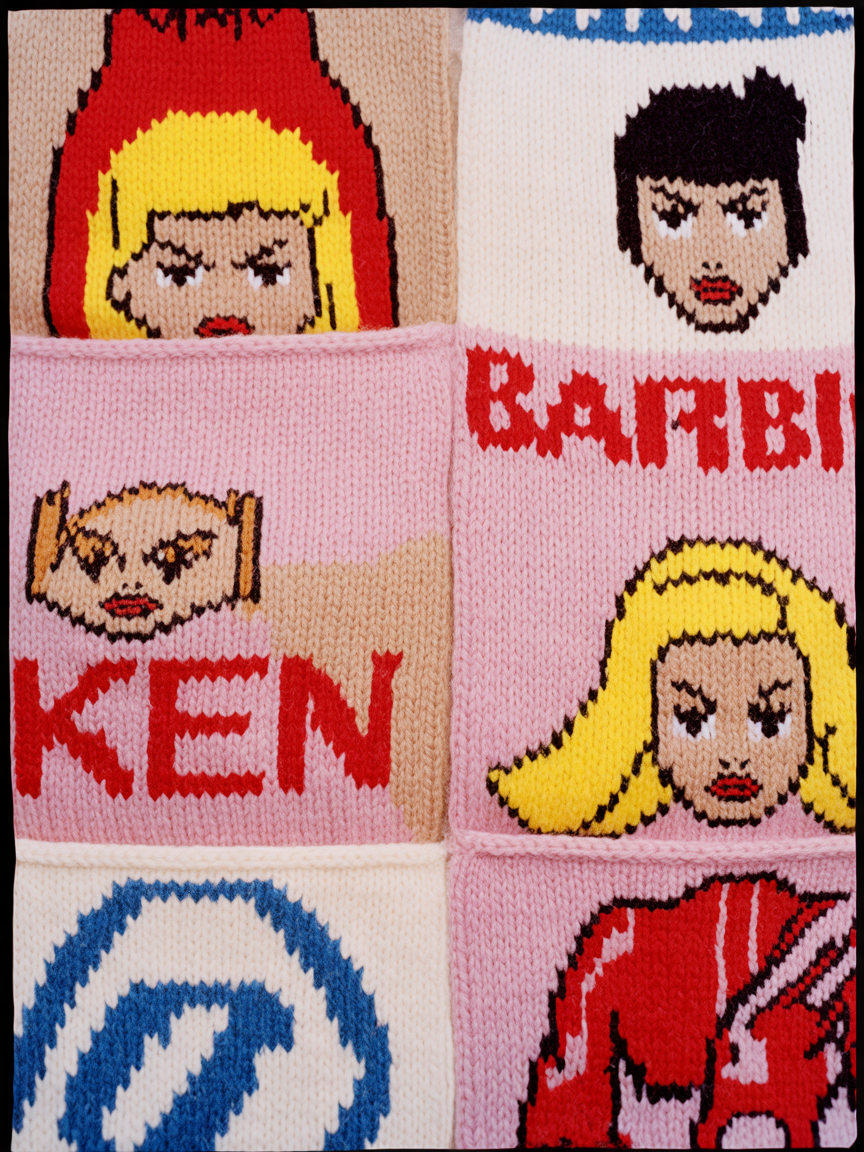 Angry again, barbie scarf | mood image