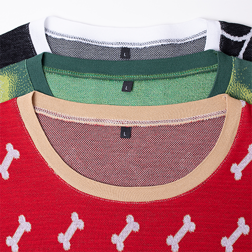 Feinstrick Pullover Kragen