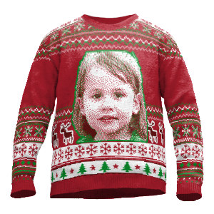 Christmas sweater with photo