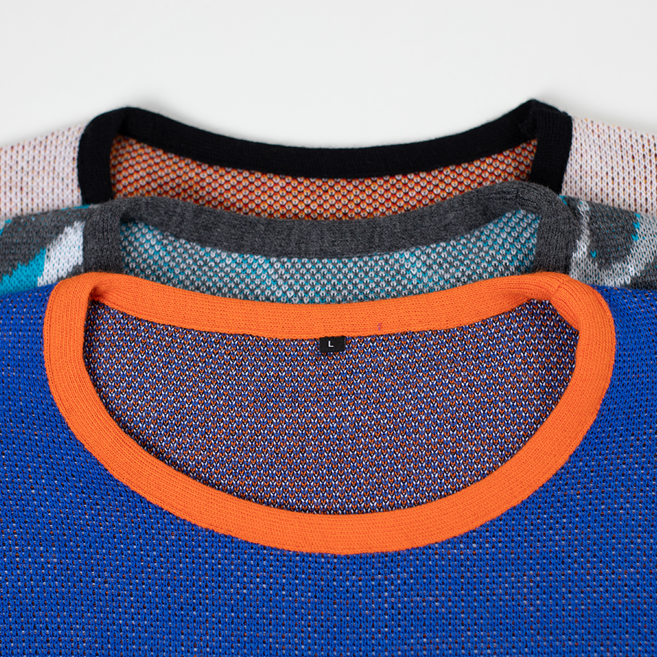 knit sweater collar