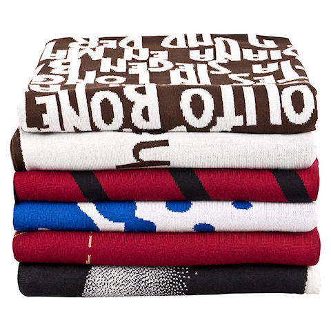 Category knit blanket