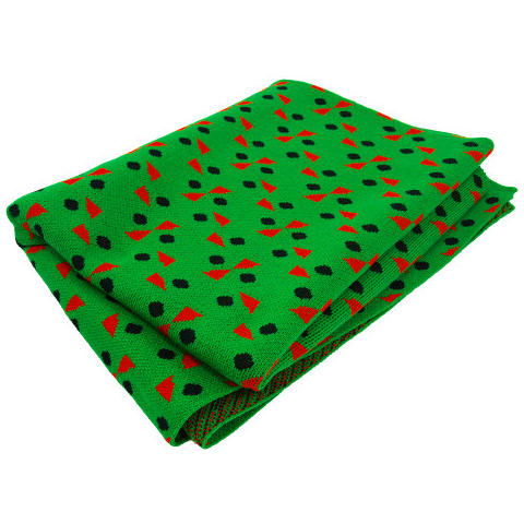 Knit design blanket