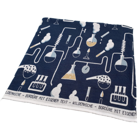 Knit fabric with your message