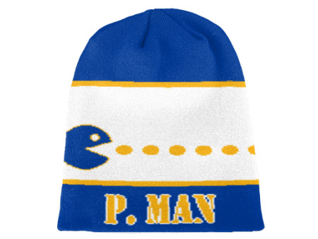 Knitted beanie with name
