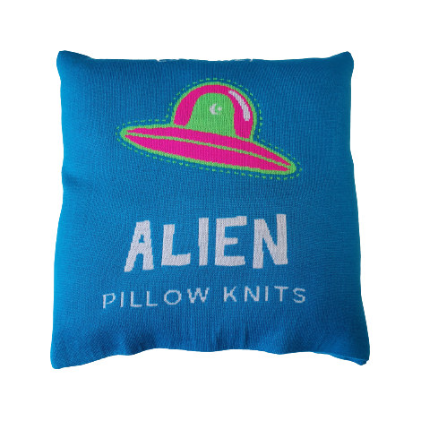 knitted pillow cover