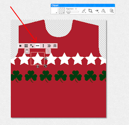 Christmas sweater tile design