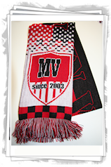 Customized football scarf