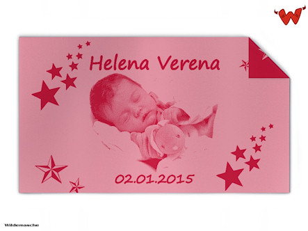 Babydecke mit Namen
