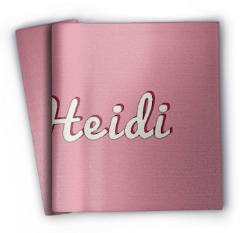Namensdecke Heidi Namensdecke Heidi