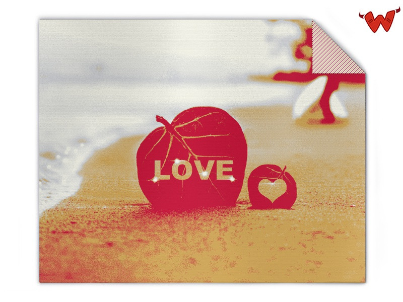 Fotodecke Love