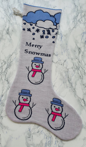 Weihnachtsstrumpf happy snowmas