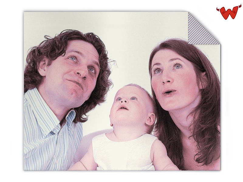Fotodecke Familie