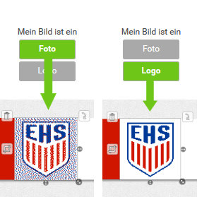 Fanschal Logo oder Foto Wildemasche