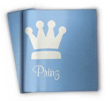Kinderdecke mit Namen Prinz