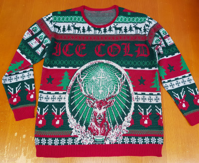 Strick Pullover Jägermeister Eiskalt