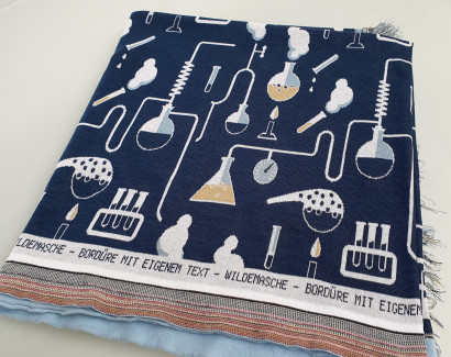 Jacquard Feinstrick Baumwolle mit Köper RS