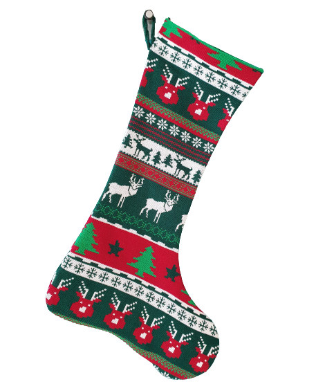 Strickstrumpf Nikolausstiefel