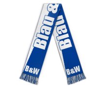 Fanschal Blau und Weiß 