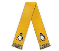 Football scarf penguin tux 