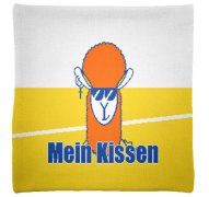 Pillow cover with text 