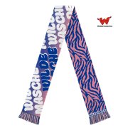 Long scarf with pattern 