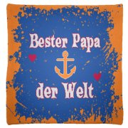 Kissen Strickbezug bester Papa 