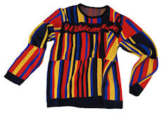 Knit sweater with pattern 