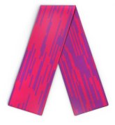 Design scarf with block pattern 