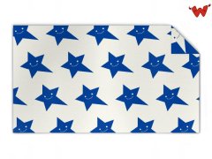 Kids knit blanket stars 