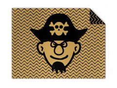 Baby Knit blanket pirate of the sea 