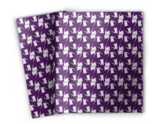 Knit blanket with graphic pattern 