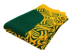 Kids Knit blanket 2-color with pattern 