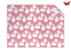 Baby blanket stork 