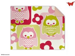 Baby Knit Blanket Owl 