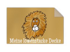 Kids Knit blanket lion 